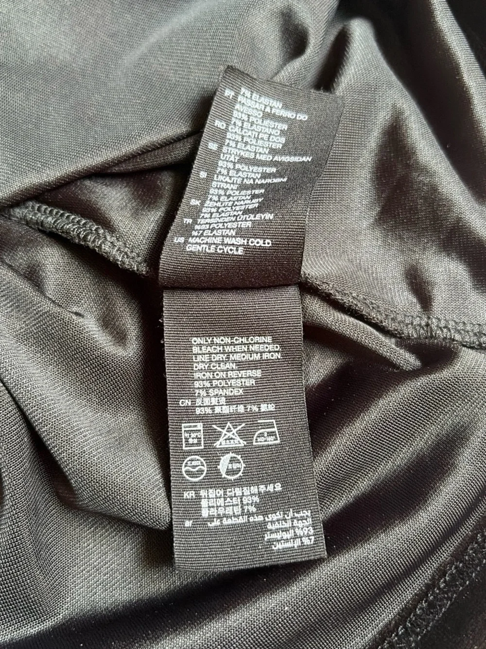 & Other Stories velvet black blouse